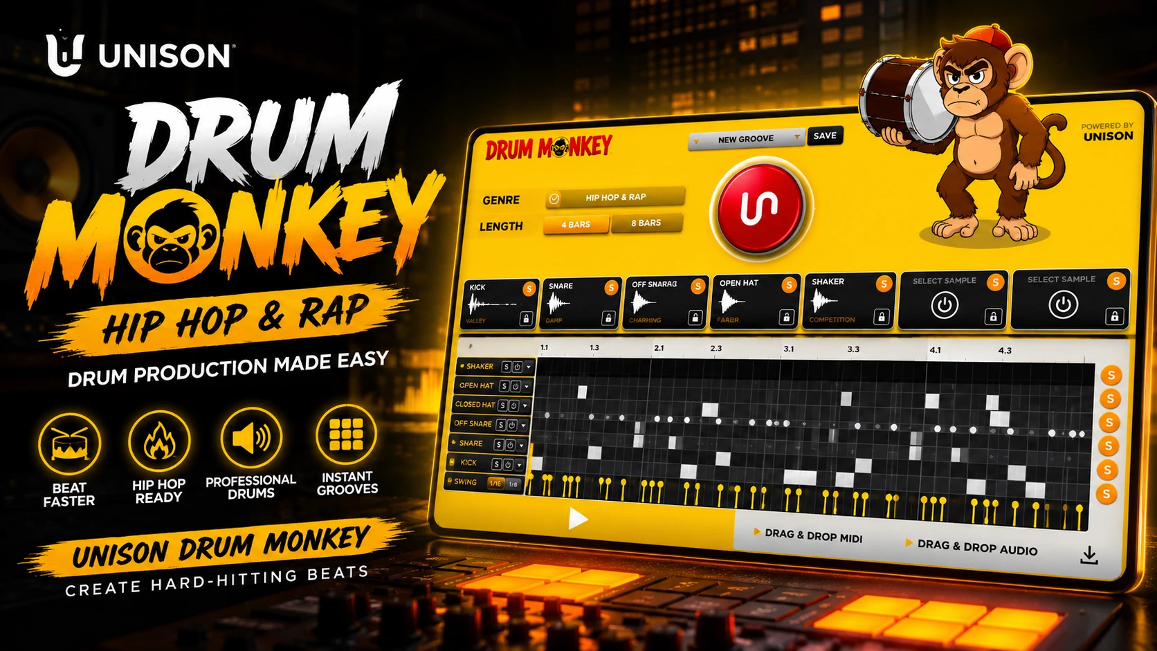 Unison Drum Monkey