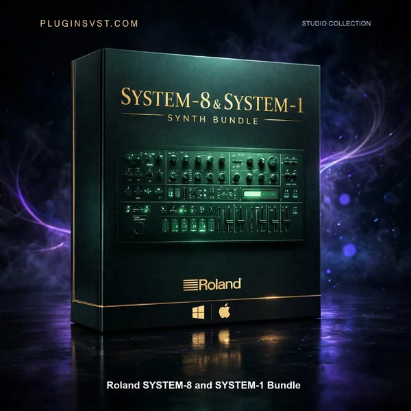31714-pluginsvst Roland SYSTEM-8 and SYSTEM-1 bundle 3D box