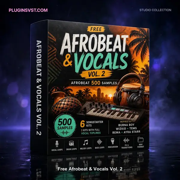 33672-pluginsvst Free Afrobeat & Vocals Vol. 2 3D box