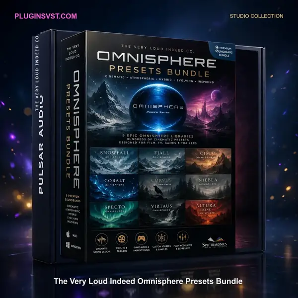 33927-pluginsvst The Very Loud Indeed Omnisphere Presets Bundle 3D box
