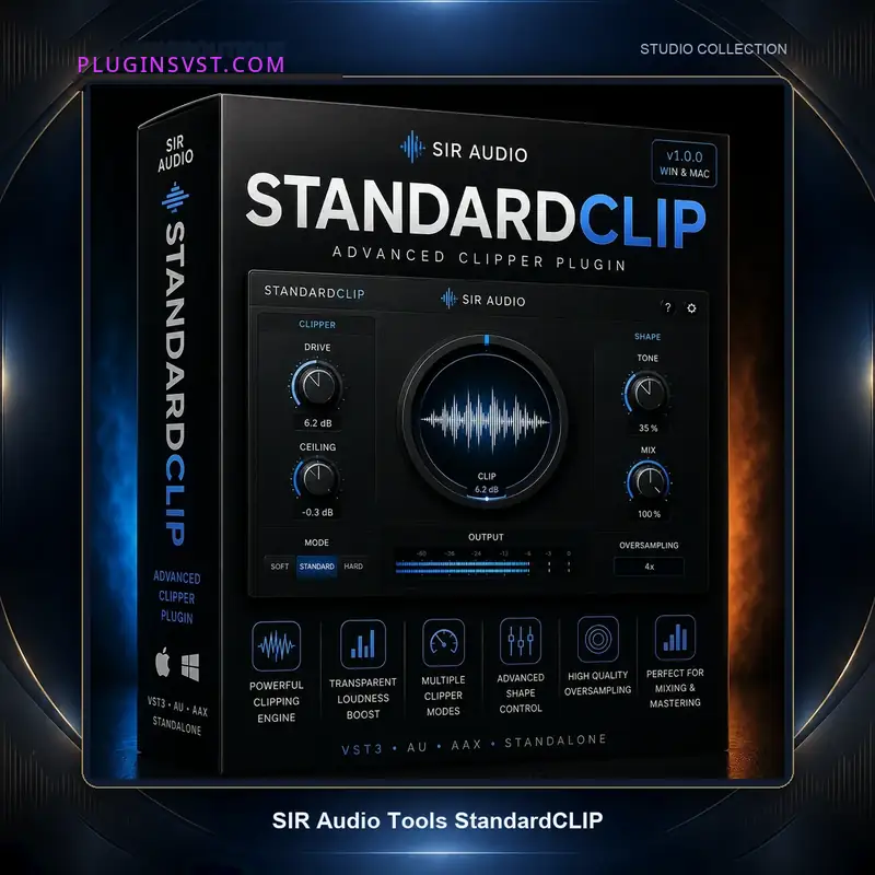 34336-pluginsvst SIR Audio Tools StandardCLIP 3D box