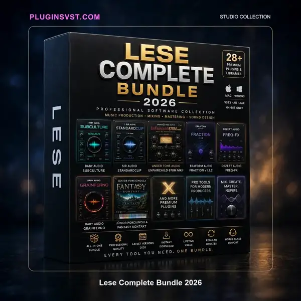 34340-pluginsvst Lese Complete Bundle 2026 3D box
