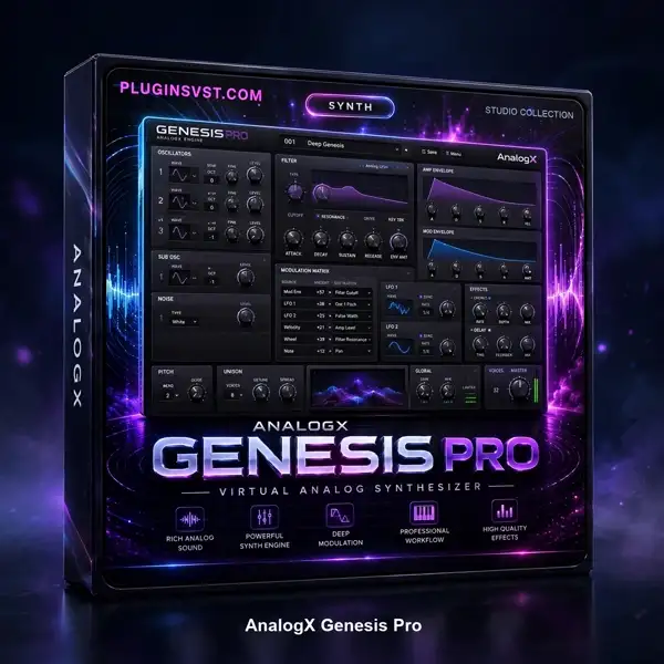 34341-pluginsvst AnalogX Genesis Pro 3D box