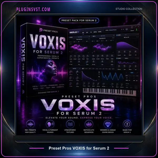 34348-pluginsvst Preset Pros VOXIS for Serum 2 3D box