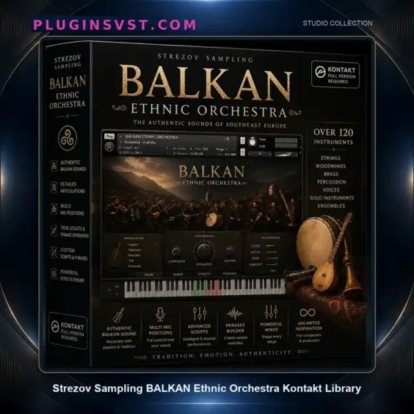 Strezov Sampling Balkan Ethnic Orchestra 3D box