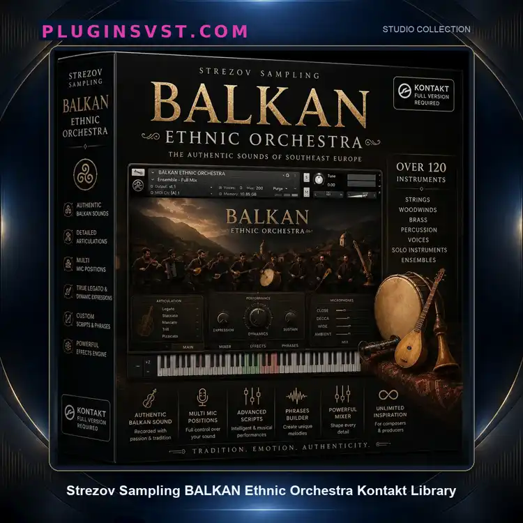 34858-pluginsvst Strezov Sampling Balkan Ethnic Orchestra 3D box