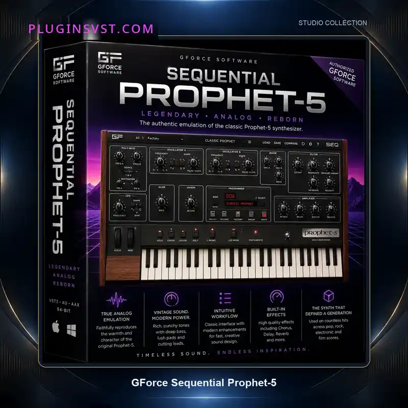 35091-pluginsvst GForce Sequential Prophet-5 3D box