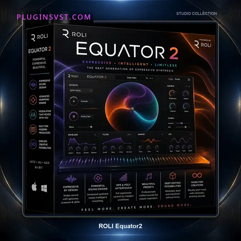 35123-pluginsvst ROLI Equator2 3D box
