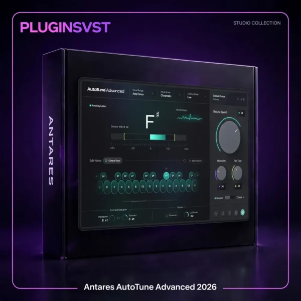 Antares AutoTune Advanced 2026 3D box Mac