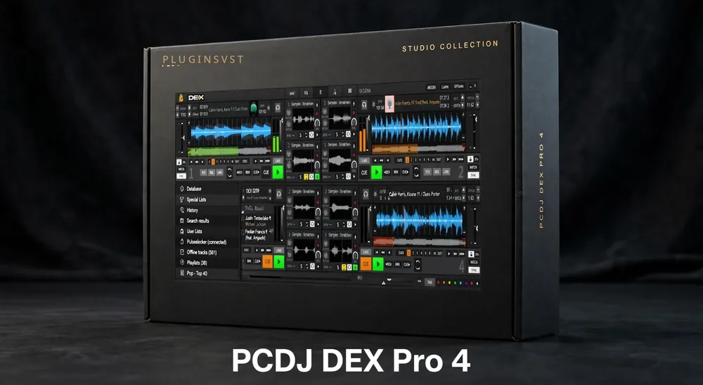 box-pluginsvst PCDJ DEX Pro 4 – DJ Mixing Software for Mac & Windows - Image 1